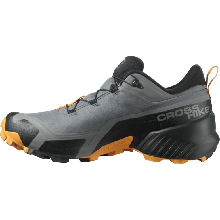 Grey Salomon Cross Hike GTX Men's Hiking Shoes | PH 47598N